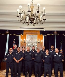 Oficiales 8va Compañia de Bomberos de Santiago